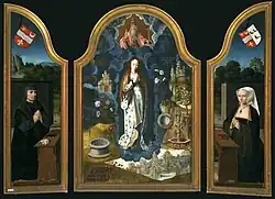 Триптих Непорочного зачатия. Ок. 1530. Дерево, темпера. Национальный музей, Варшава