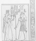Царица Исет en:Iset Ta-Hemdjert и Птах-Сокар fr:Ptah-Sokar-Osiris в короне чени. Долина Цариц.