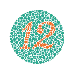 Ishihara Plate No. 1 (12)