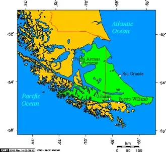 Остров Исла-Гранде (зелёный цвет)