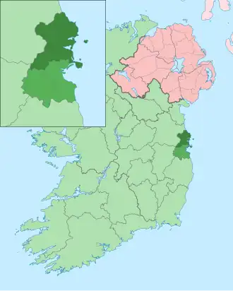 Фингал на карте