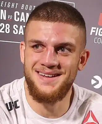 Исмаил Наурдиев на UFC Fight Night 160 - Hermansson vs. Cannonier