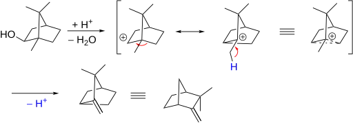 Пример перегруппировки Вагнера — Меервейна