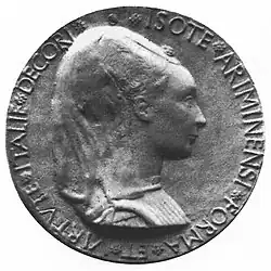 Маттео де Пасти. Изотта дельи Атти