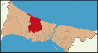 Арнавуткёй на карте