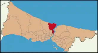 Сарыер на карте