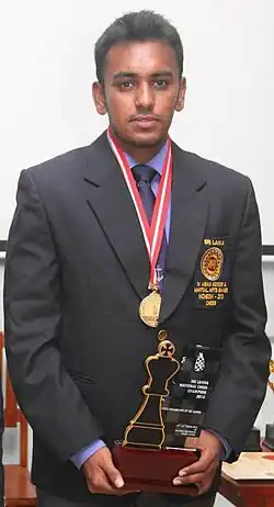 После победы в чемпионате Шри-Ланки 2014 г.