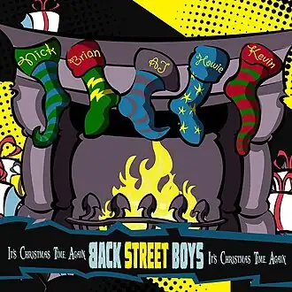 Обложка сингла Backstreet Boys «It's Christmas Time Again» ()