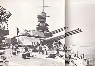 381-мм орудия Mod. 1934 на линкоре «Рома»