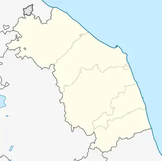 Пезаро на карте