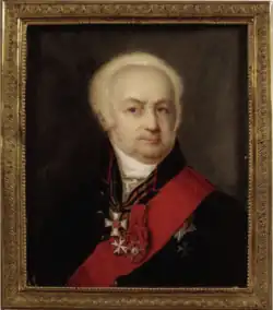 Миниатюра 1820-х. 
По другой атрибуции - портерт И. И. Кошелева