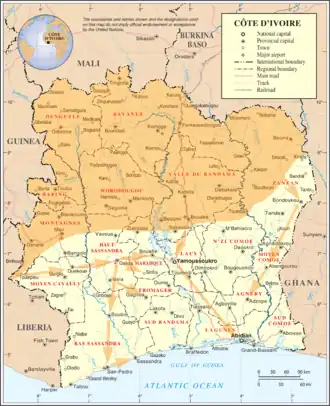 Политическая ситуация в Кот-д’Ивуаре по состоянию на март 2011 года.