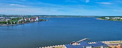 Вид на Ижевский пруд