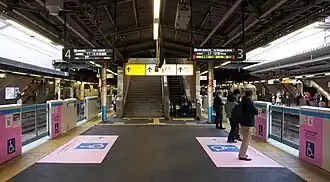 Платформы №3 и №4 линии Кэйхин-Тохоку