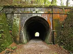 Заброшенный ж/д тоннель (Япония).