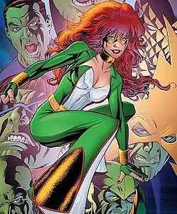 Джекпот на обложке Secret Invasion: The Amazing Spider-Man #3 (Октябрь 2008)Художник — Майк МакКон.