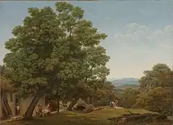 Авраам прислуживает трём ангелам. Национальный музей искусств, архитектуры и дизайна, Осло, Норвегия