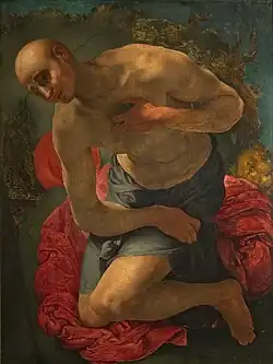 Святой Иероним. 1527—1528. Дерево, масло. Музей земли Нижняя Саксония, Ганновер