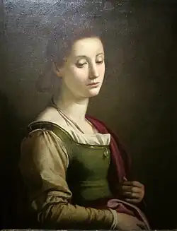 Святая мученица. Между 1600 и 1605. Частное собрание