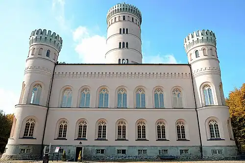 Фасад замка с северной стороны