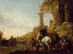 Переправа вброд. 1647. Холст, масло. Государственный Эрмитаж, Санкт-Петербург