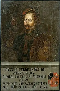 Чашник великий литовский Ян Фердинанд Сапега, Коденская галерея, 1709 г.