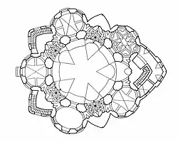 Пятикратная симметрия: Церковь Святого Иоанна Непомука архитектора Яна Сантини в Зелена гора, 1721