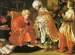 Суд Камбиса. 1619. Холст, масло. Частное собрание