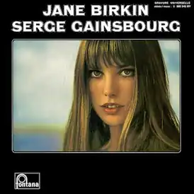 Обложка альбома Сержа Генсбура и Джейн Биркин «Jane Birkin/Serge Gainsbourg» (1969)