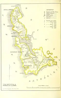 Карта княжества Джанджира, 1896 год