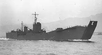 Десантный корабль Т-101. 1944