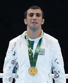 Джавид Челебиев на церемонии награждения IV Игр исламской солидарности в Баку