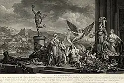 Аллегория коммерции. По оригиналу А.-Ш.-Г. Лемонье. 1791