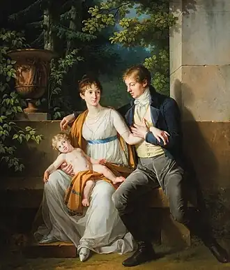 Жан-Жак Франсуа Ле Барбье, Станислав Костка Мельжиньский с семьей (1804)