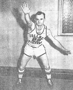 Джерри Штайнер в форме команды  «Форт-Уэйн Золлнер Пистонс»