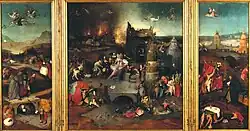 «Искушение святого Антония».Иероним Босх