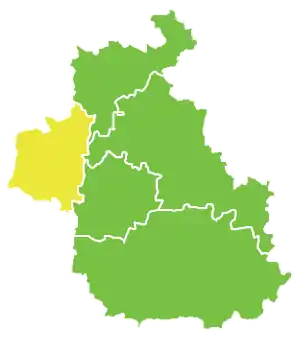 Район Джиср-эш-Шугур на карте