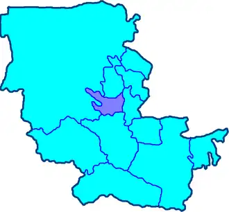 Зафарабадский район на карте