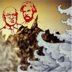 Обложка альбома Joan of Arc «Joan of Arc, Dick Cheney, Mark Twain» (2004)