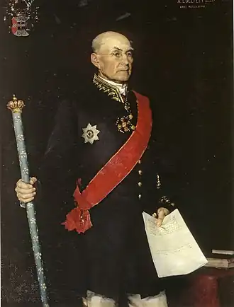 С ландмаршальским жезлом в Сейме