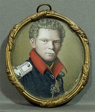 портрет работы Иоганна Хойзингера[нем.], 1815 г.