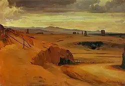 В Римской Кампанье. 1840, Кунстхалле (Карлсруэ)