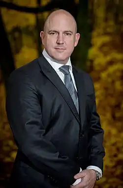 Джон Марк Дуган в московском лесу. 2016 год