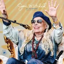 Обложка альбома Джони Митчелл «Joni Mitchell at Newport» (2023)