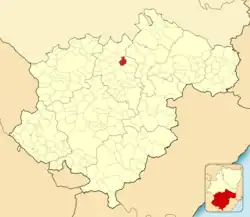 Расположение муниципалитета на карте провинции