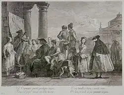 Шарлатан. 1777. Офорт, резец