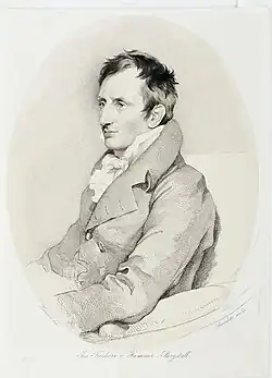 Портрет барона Йозефа фон Хаммер-Пургшталя за авторством Томмасо Бенедитти[англ.], 1857