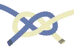 Жозефина, josephine knot.Связывательный штык. Когда используется в макраме плоский У. называется так.