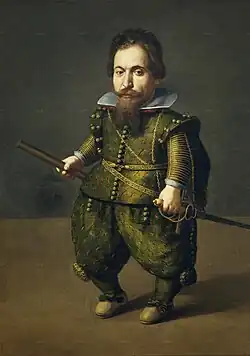Хуан ван дер Амен, «Портрет карлика», ок. 1616