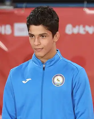 На церемонии награждения юношеских Олимпийских игр 2018 года в Буэнос-Айресе